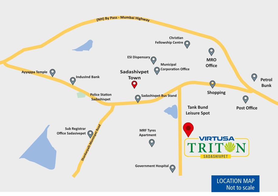 Triton Location map